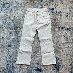 White Denim Mom Loose Fit Ultra High Jeans Size 2